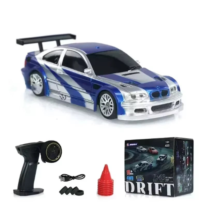 1/43 RC Cars High Speed Mini Mosquito Car 4WD Drift Car Model RTR Radio Electric Toy Rc Cars for Adults